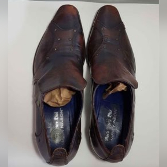 MARK NASON DRAGOON CASUAL SHOE MADE IN ITALY "GENUINE LEATHER" MEN'S SZ9 "USED" - Picture 5 of 9